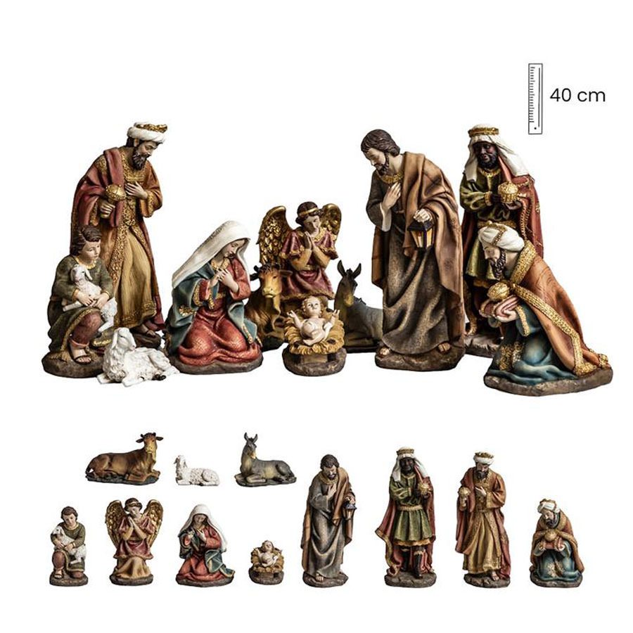 Nativity 11 pieces. 40 cm