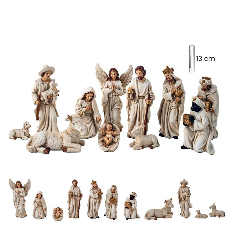 Nativity 11 pieces. 13 cm