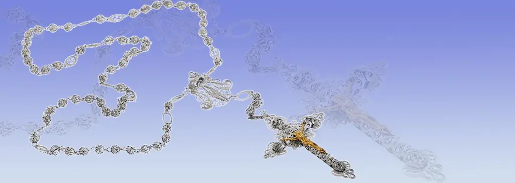 Silver Rosaries