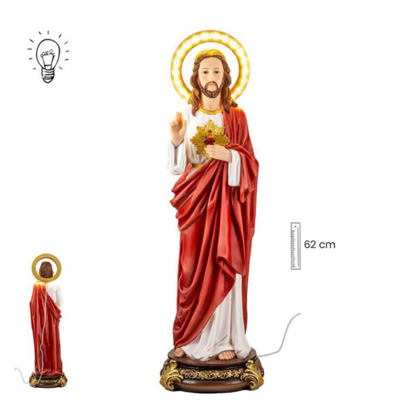 Sacred Heart of Jesus with light