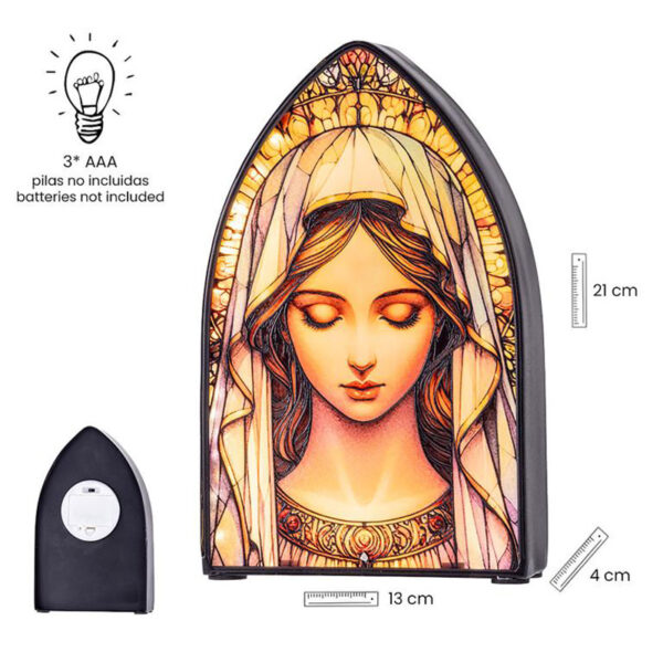 Virgen con luz