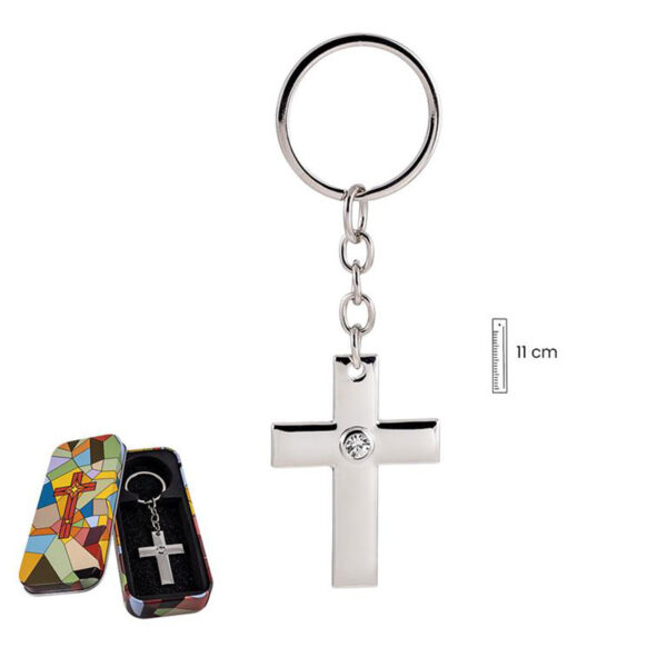 Keychain with cross