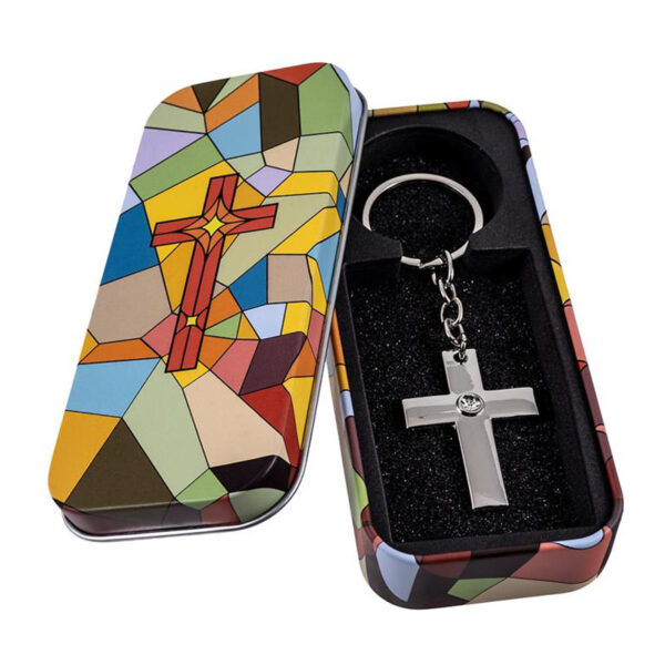 Keychain with cross