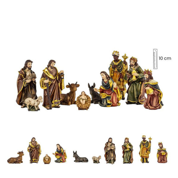 Nativity 10 pieces. 10 cm