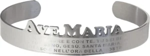 Brazalete 'Ave Maria'. Acero