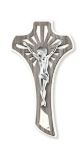 Crucifijo. Baño de plata