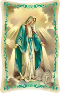 Cuadro de la Virgen Milagrosa