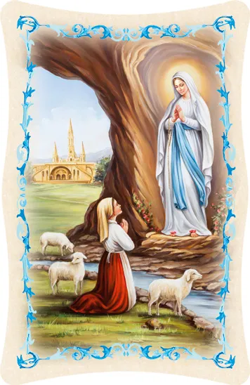 Our Lady of Lourdes canvas