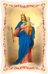 Cuadro de la Virgen Maria Auxiliadora