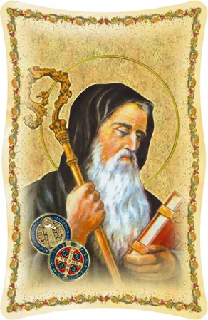 Saint Benedict canvas