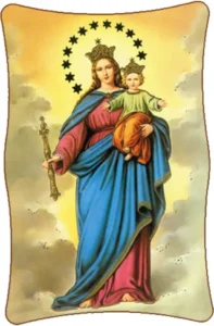 Cuadro de la Virgen Maria Auxiliadora