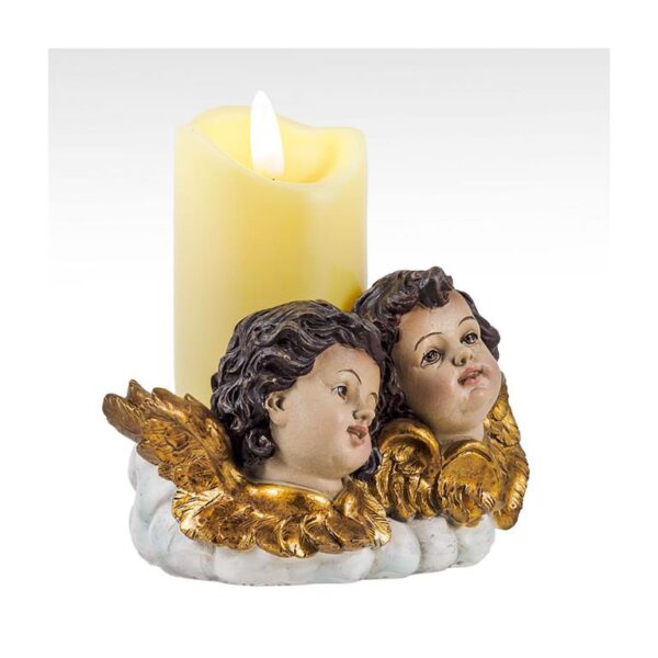 Cherubs with candle