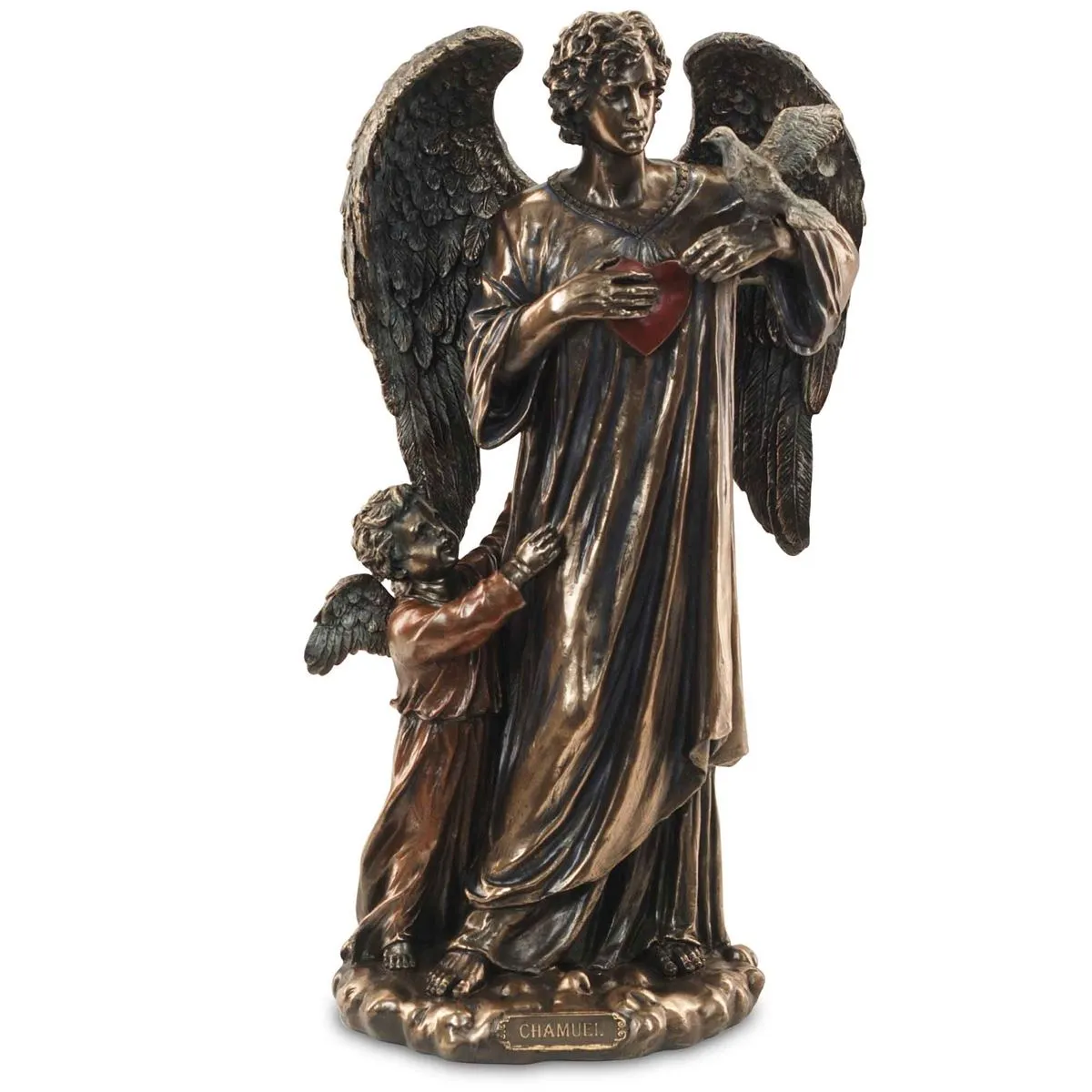 Chamuel the Archangel. Bronze finish
