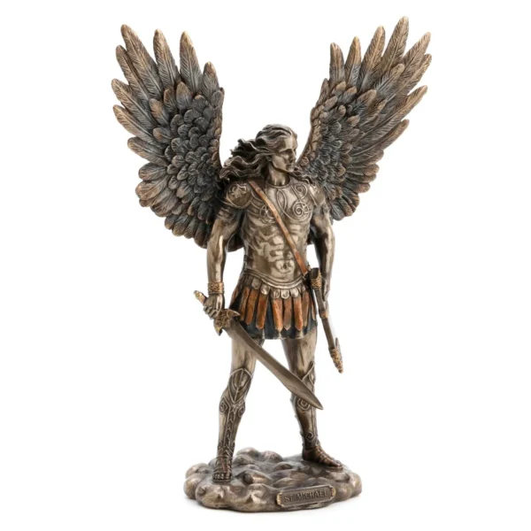 Saint Michael Archangel. Bronze finish