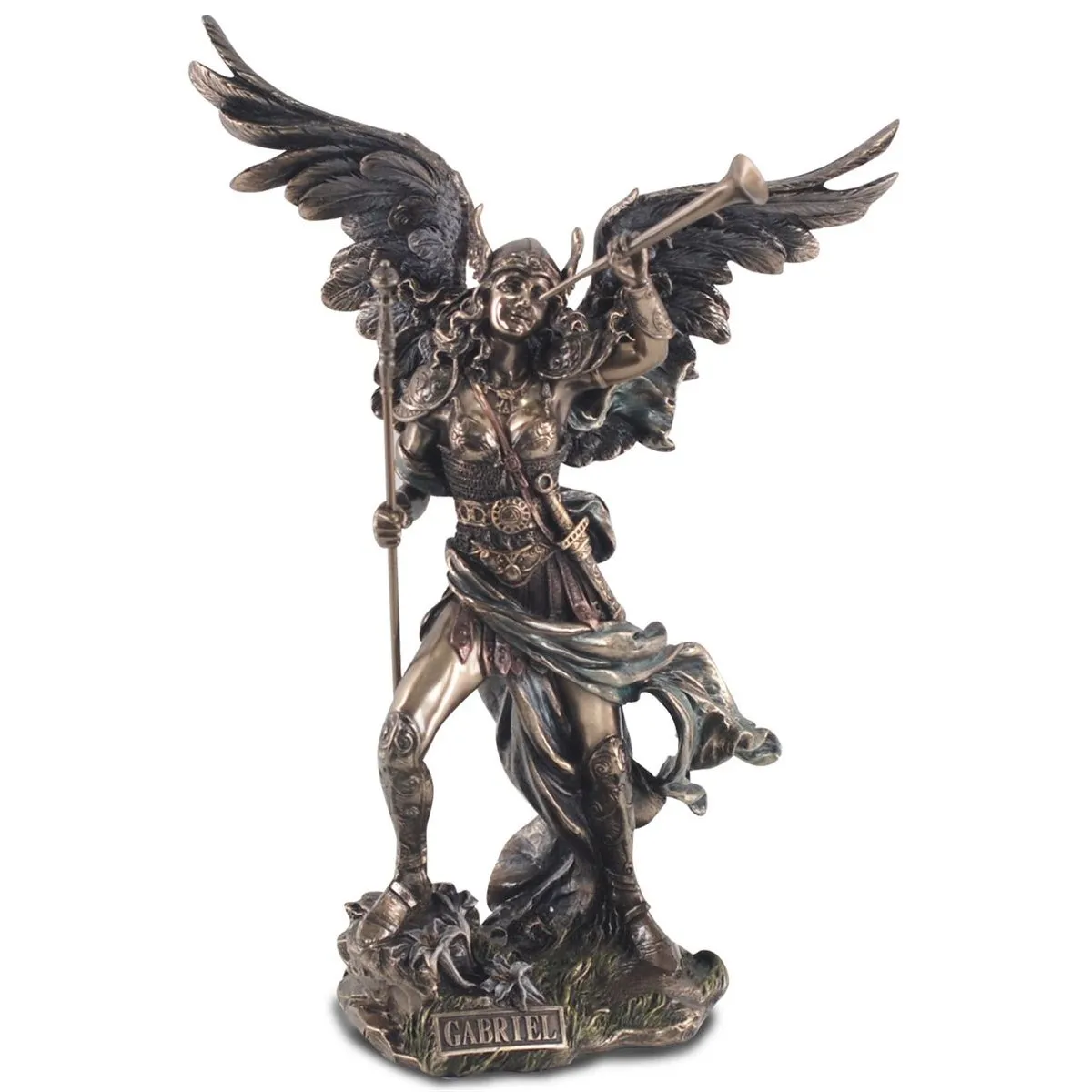 Gabriel the Archangel. Bronze finish