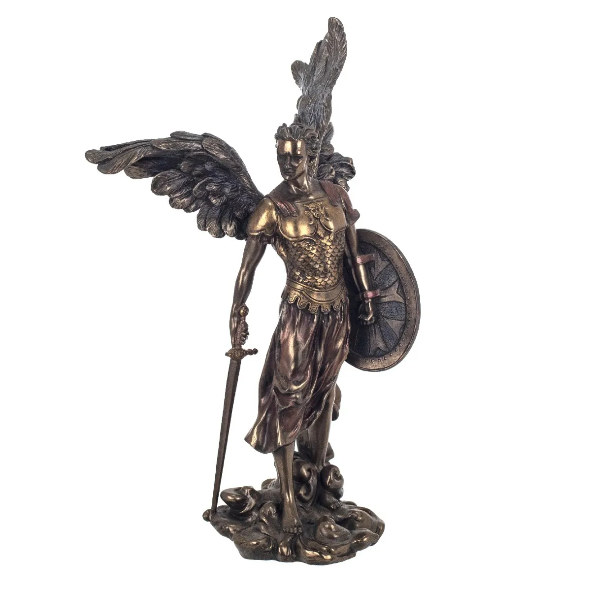 Saint Michael Archangel. Bronze finish