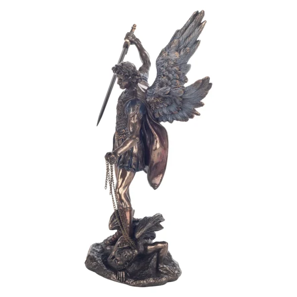 Saint Michael Archangel. Bronze finish