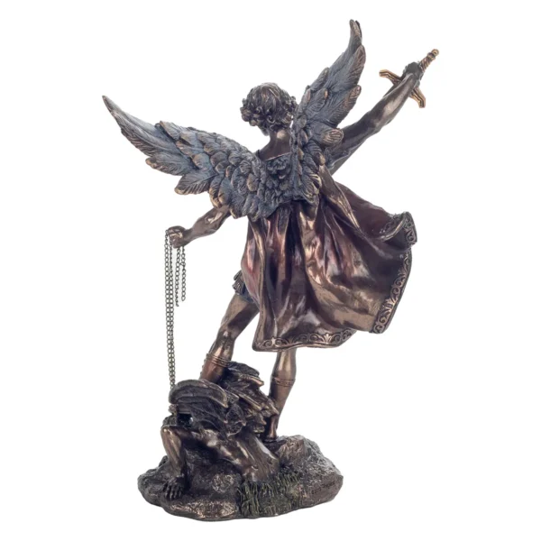 Saint Michael Archangel. Bronze finish