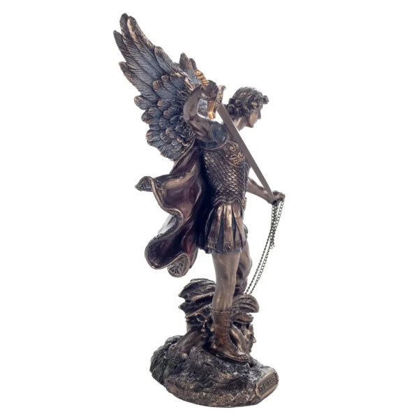 Saint Michael Archangel. Bronze finish