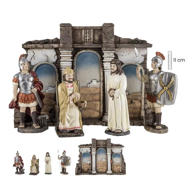 Jesus at Herod's court (5-piece set)