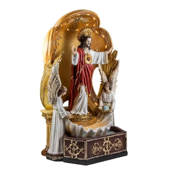 Sacred Heart of Jesus holy water font