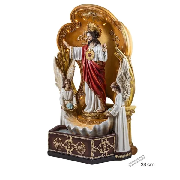 Sacred Heart of Jesus holy water font