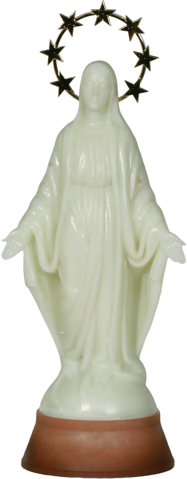 Virgen Milagrosa, fluorescente. Varias medidas.