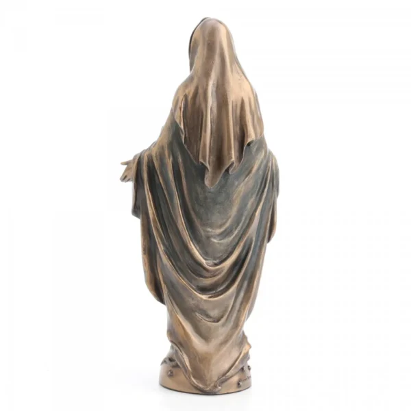 Our Lady of the Miracle. Bronze finish