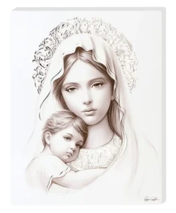 Cuadro de la Virgen con niño