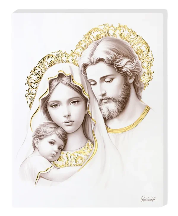 Holy Family canvas Golden