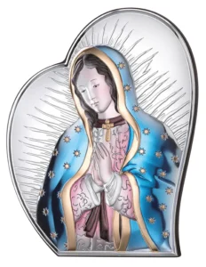 Retablo de la Virgen de Guadalupe. Color