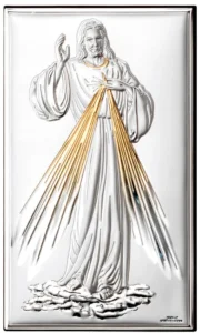 Jesus of the Divine Mercy altarpiece. Bicolor