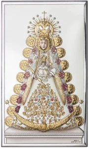 Our Lady of Rocio altarpiece Colored