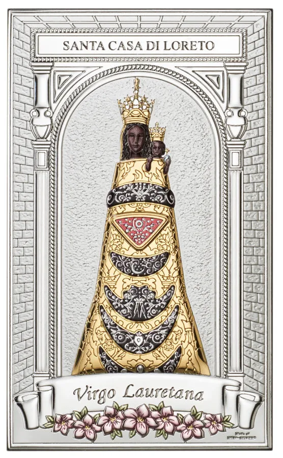 Our Lady of Loreto altarpiece. Colored