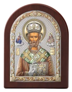 Icono de San Nicolas. Color