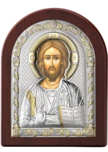 Icono del Pantocrator. Bicolor