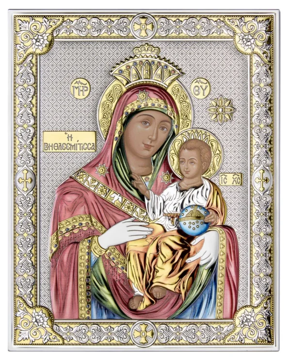 Icon of the Virgin Mary of Bethlehem. Colored