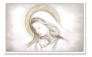 Cuadro de la Virgen con niño