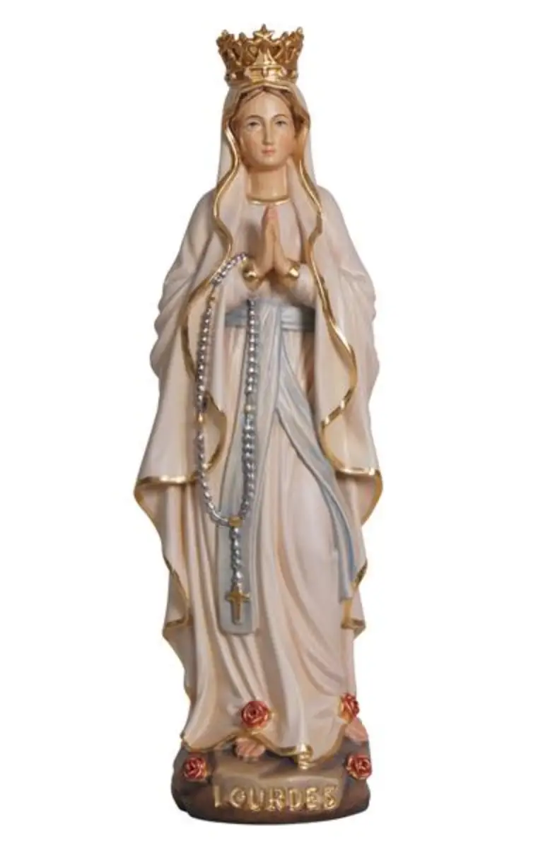 Our Lady of Lourdes with crown