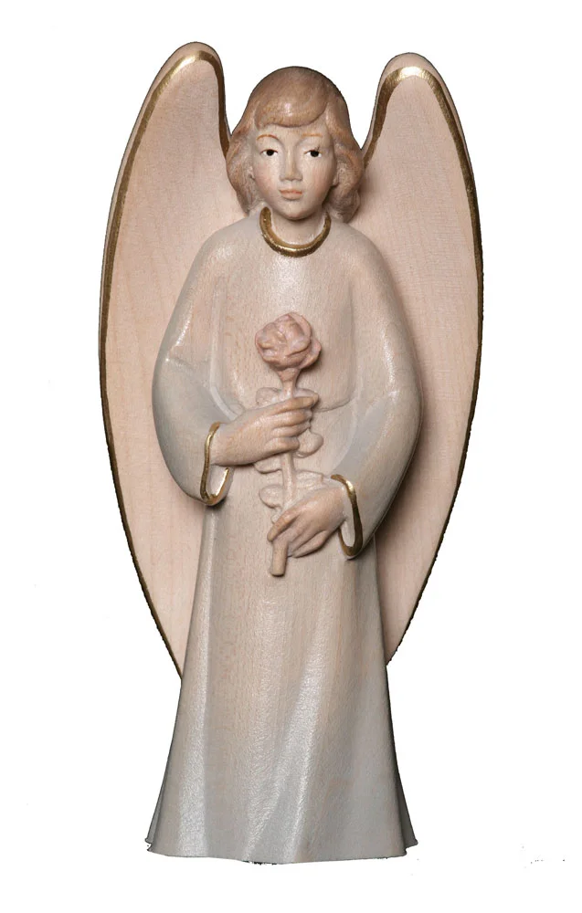 Guardian angel with rose