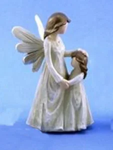 Angel de Guarda con niña
