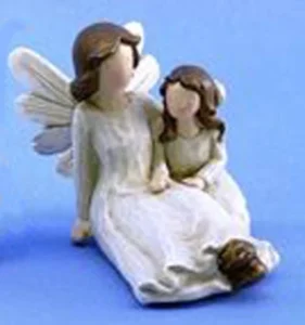 Angel de Guarda con niña