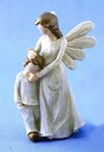 Angel de Guarda con niño