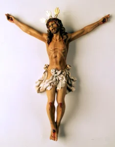 Cristo Crucificado-Agonia (Cruz Plana)-Crucifijo