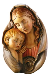 Relieve Virgen Maria con niño