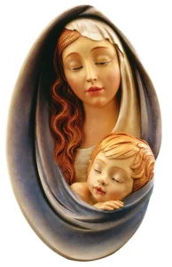 Relieve Virgen Maria con niño