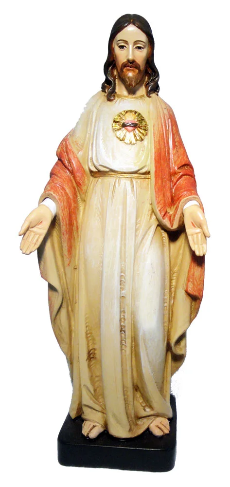 Sagrado Corazon de Jesus. Fibra de vidrio