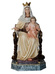 Our Lady of Mount Carmel. Enthroned