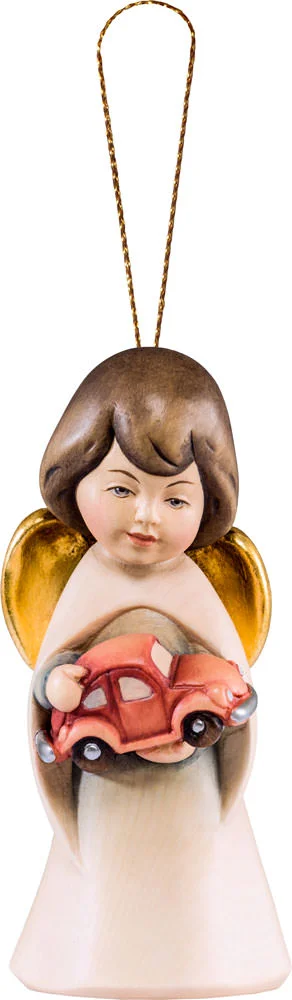 Angel Soñador con coche para colgar