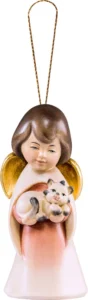 Dreaming Angel with Kitten for Hanging